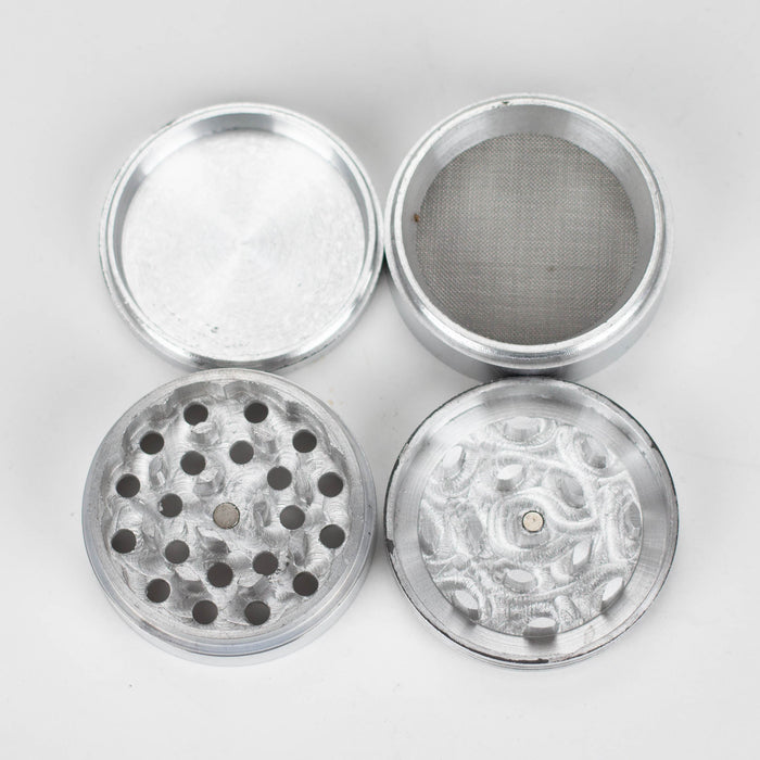 45mm Cartoon design 4 parts aluminium grinder Pack of 20 Display Bongzie Smokes