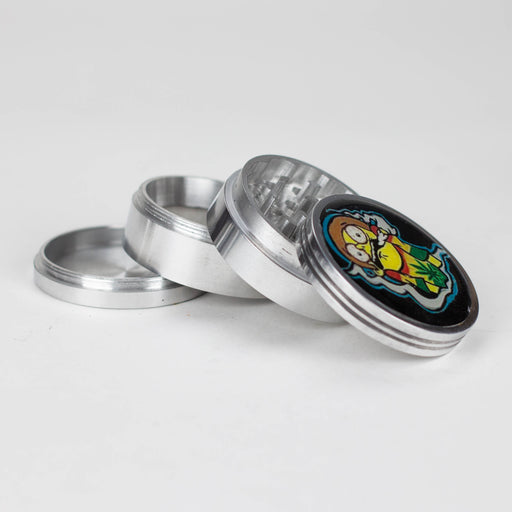 63mm Cartoon design 4 parts aluminium grinder-Assorted Regular Bongzie Smokes