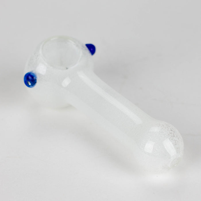 5" soft glass glow in the dark hand pipe Pack of 2 Glass Pipe Bongzie Smokes