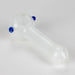5" soft glass glow in the dark hand pipe Pack of 2 Glass Pipe Bongzie Smokes