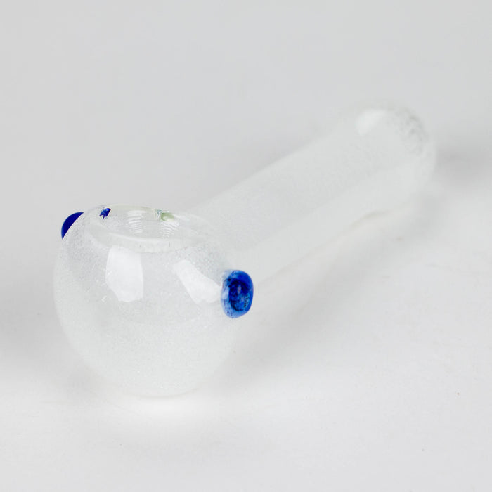 5" soft glass glow in the dark hand pipe Pack of 2 Glass Pipe Bongzie Smokes