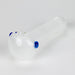 5" soft glass glow in the dark hand pipe Pack of 2 Glass Pipe Bongzie Smokes