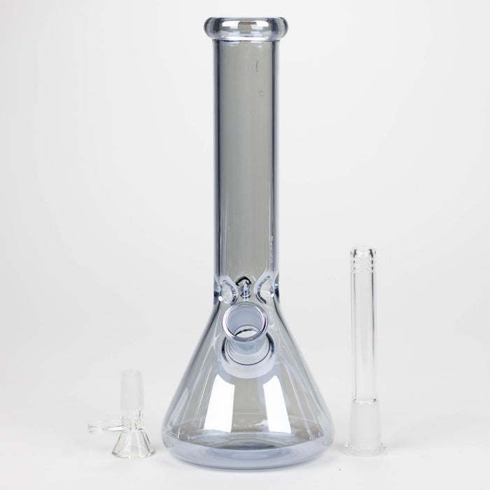 10" Solid Color Eletroplate Glass Beaker Bong Glass Bong 777 Smoke