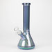 10" Solid Color Eletroplate Glass Beaker Bong Glass Bong 777 Smoke Green
