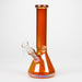10" Solid Color Eletroplate Glass Beaker Bong Glass Bong 777 Smoke Wine Red