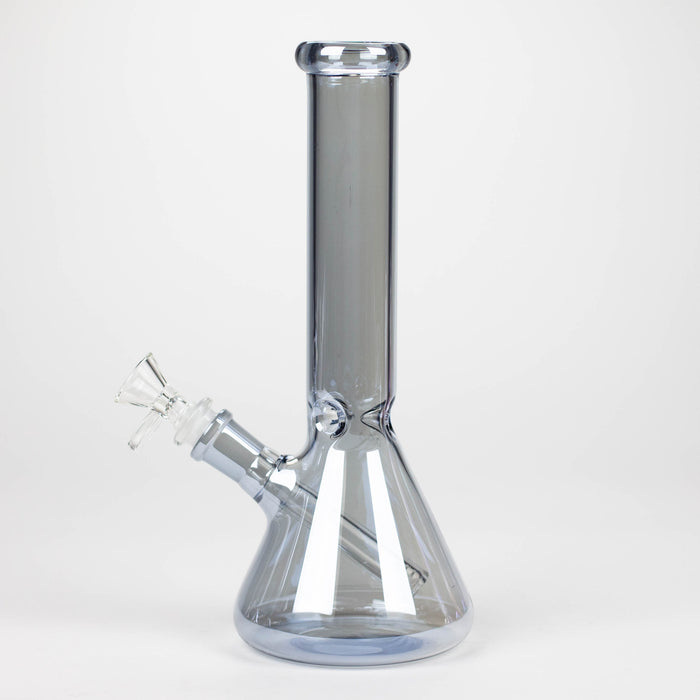 10" Solid Color Eletroplate Glass Beaker Bong Glass Bong 777 Smoke