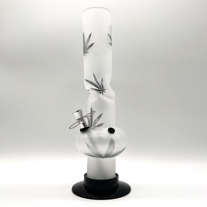 12" Acrylic Water Pipe Bong FAM-A ( PIP276 ) Acrylic Bong NIBO Distribution CLEAR