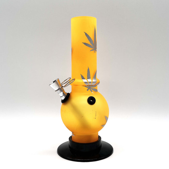 8" Acrylic Water Pipe Bong FBM02 ( PIP545 ) Acrylic Bong NIBO Distribution ORANGE