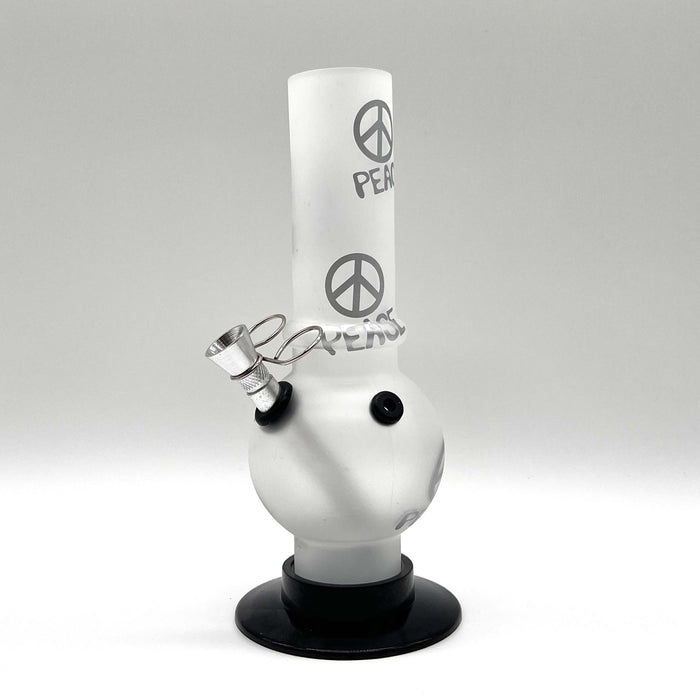 8" Acrylic Water Pipe Bong FBM02 ( PIP545 ) Acrylic Bong NIBO Distribution CLEAR