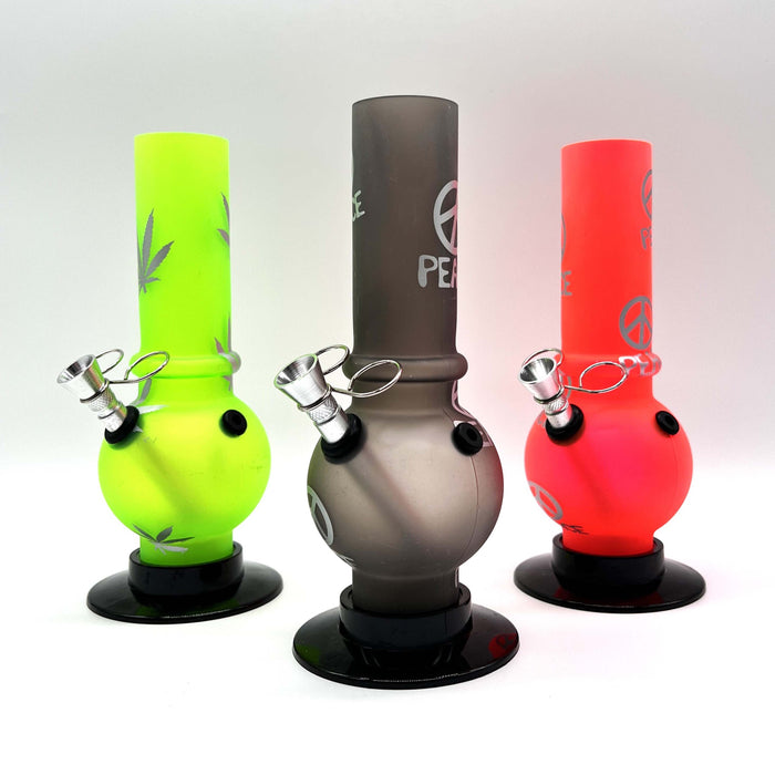 8" Acrylic Water Pipe Bong FBM02 ( PIP545 ) Acrylic Bong NIBO Distribution