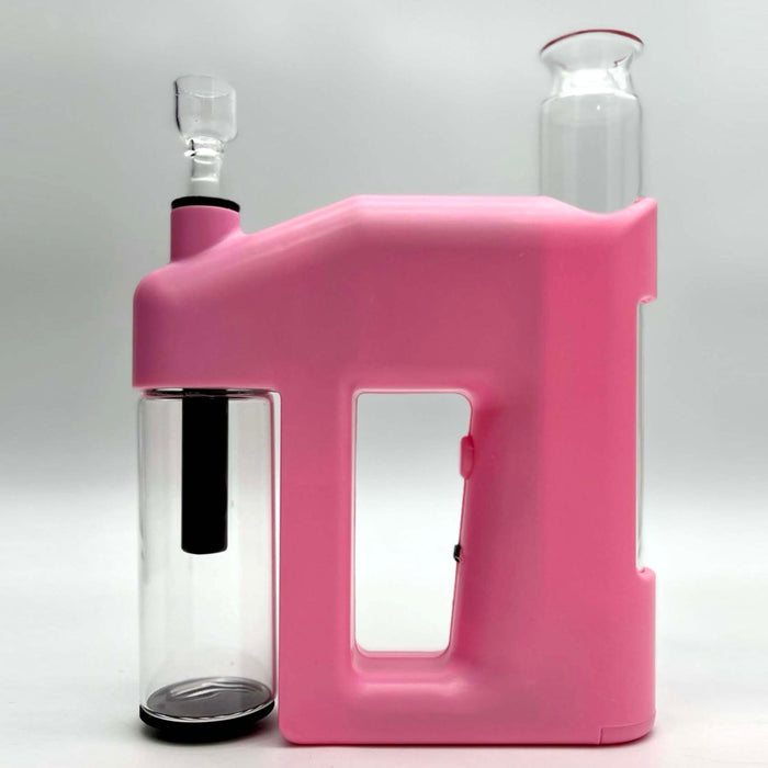 Colourful Glass Electric Blowing Bong with Bowl for Dry Herb Resin · Silicone · Plastic Bong Super Supplys Inc