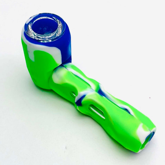 Silicone Handpipe Assorted Colours Jar of 20 Pieces Silicone Pipe Super Supplys Inc