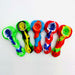 4″ Silicone Handpipe Jar – 24 Assorted Pieces with Glass Bowls & Dabbers [ES107HP] Silicone Pipe Canadian Distributor