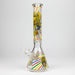 16" Glow in the dark 9mm glass water bong [GBT2301] Glass Bong ONE