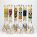 16" Glow in the dark 9mm glass water bong [GBT2301] Glass Bong ONE