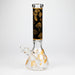 14" Mushroom 9mm glass water bong [GBT2303] Glass Bong ONE Design A