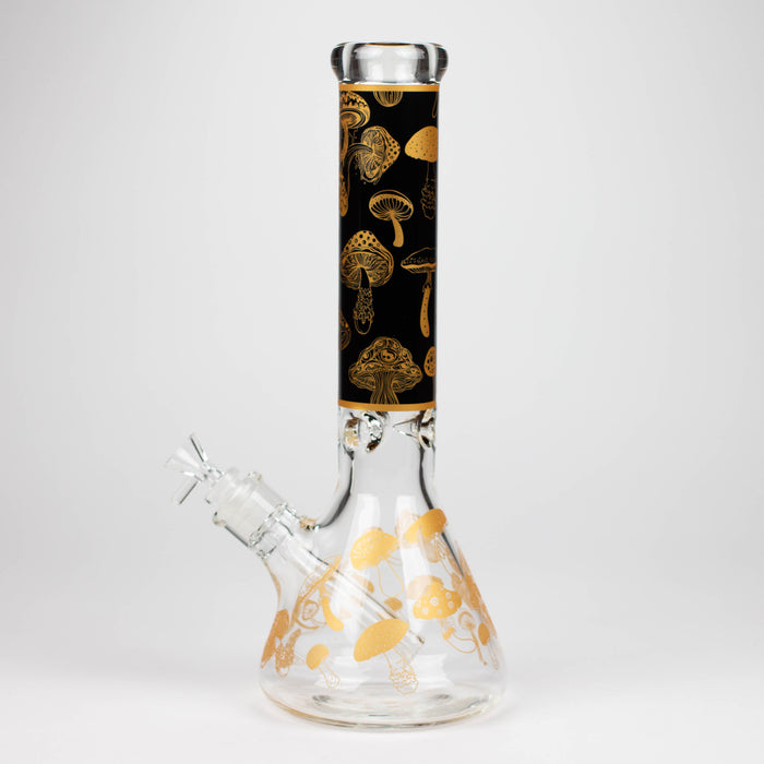 14" Mushroom 9mm glass water bong [GBT2303] Glass Bong ONE