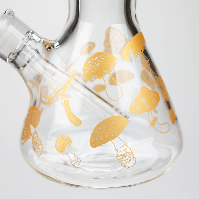 14" Mushroom 9mm glass water bong [GBT2303] Glass Bong ONE