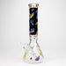 14" Mushroom 9mm glass water bong [GBT2303] Glass Bong ONE Design B