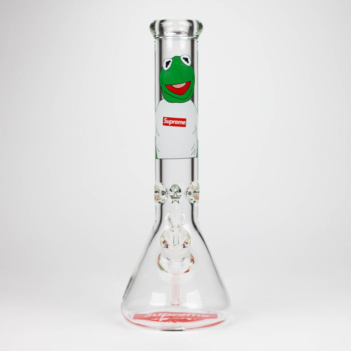 14" Brand 9mm glass water bong [NP2001] Glass Bong ONE