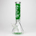14" Brand 9mm glass water bong [NP2001] Glass Bong ONE Design E