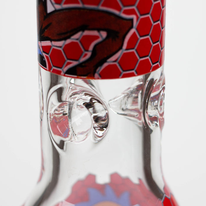 14" RM Cartoon 9mm glass water bong [GBT2118] Glass Bong ONE