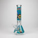 14" RM Cartoon 9mm glass water bong [GBT2118] Glass Bong ONE Design F