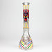 16" Glow in the dark 9mm glass water bong [GBT2301] Glass Bong ONE