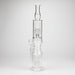 18" Glass water bong with Percolator and Diffuser Glass Bong Bongzie Smokes White
