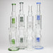 18" Glass water bong with Percolator and Diffuser Glass Bong Bongzie Smokes