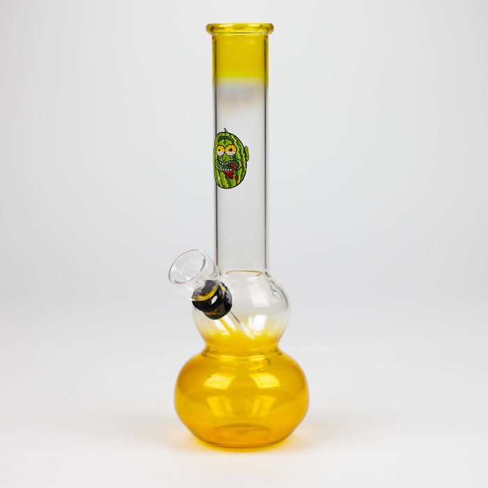 8" paint glass water bong-Assorted Other Shaped Bong Bongzie Smokes