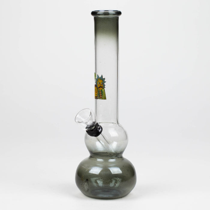 8" paint glass water bong-Assorted Other Shaped Bong Bongzie Smokes
