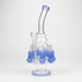 13" Multi chamber glass bong with inline difuser Bongs Bongzie Smokes Sky Blue