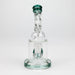 6" Twist glass bent neck glass bong with diffuser Glass Bong Bongzie Smokes