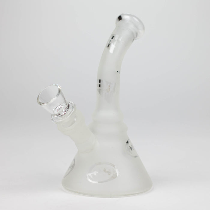 6" Glow in the dark glass bong Glass Bong Bongzie Smokes