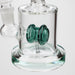 6" Twist glass bent neck glass bong with diffuser Glass Bong Bongzie Smokes