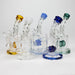 6" Twist glass bent neck glass bong with diffuser Glass Bong Bongzie Smokes