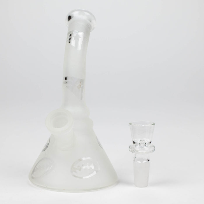 6" Glow in the dark glass bong Glass Bong Bongzie Smokes