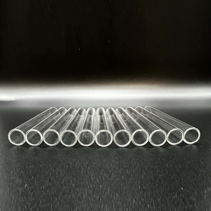 5" CLEAR STRAIGHT GLASS TUBE BOX of 100pcs [ PIP001 ] Glass Pipe NIBO Distribution