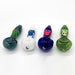 Frog Glow In The Dark Glass Smoking Spoon Hand Pipe Glass Pipe NIBO Distribution