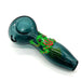 Frog Glow In The Dark Glass Smoking Spoon Hand Pipe Glass Pipe NIBO Distribution TEAL
