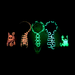 Frog Glow In The Dark Glass Smoking Spoon Hand Pipe Glass Pipe NIBO Distribution