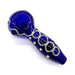 Glow In The Dark Glass Smoking Spoon Hand Pipe Glass Pipe NIBO Distribution BLUE