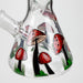 Z10" Glow in the dark Glass Bong With Mushroom Design Glass Bong 777 Smoke