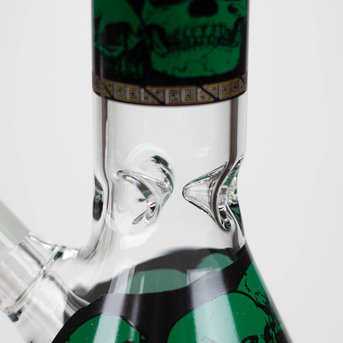 Z10" Glass Bong With The War Design Glass Bong 777 Smoke