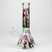 Z10" Glow in the dark Glass Bong With Mushroom Design Glass Bong 777 Smoke Design1