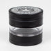 Heavy Duty Large "Don't Panic It's Organic" 4 Parts Weed Grinder Engraved in Canada Design #2 Herb Grinder Laser Ninja Black
