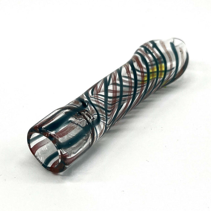 3" Double Glass Bat - Assorted design Glass Pipe NIBO Distribution