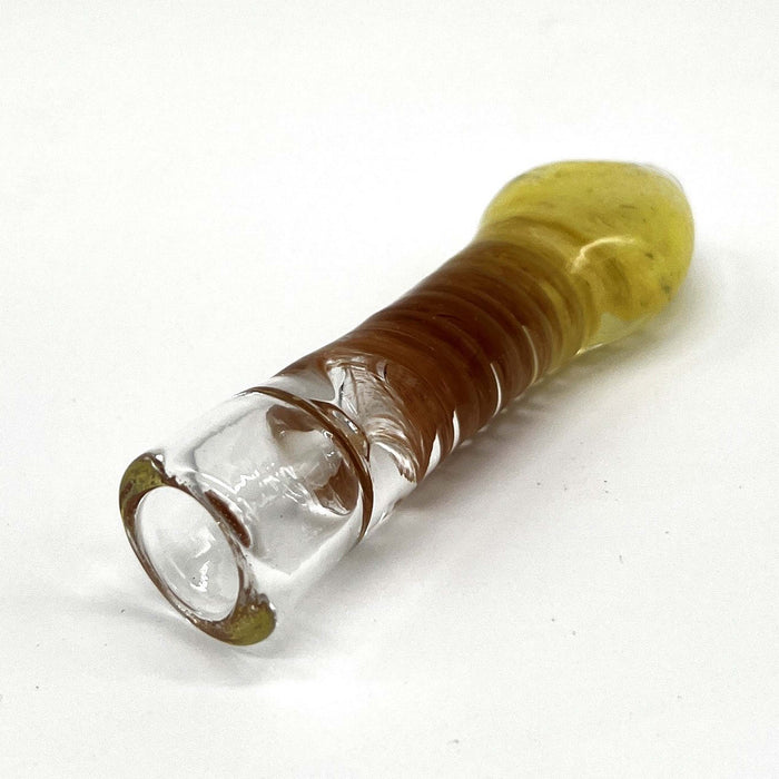 3" Double Glass Bat - Assorted design Glass Pipe NIBO Distribution