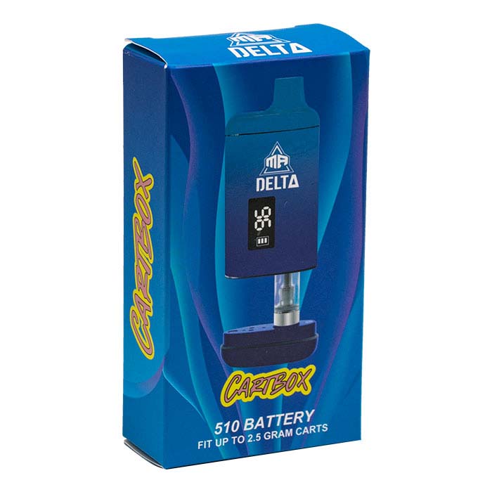 Mr. Delta | 510 Thread Battery Cartbox 6-CT 510 Battery Super Supplys Inc Blue